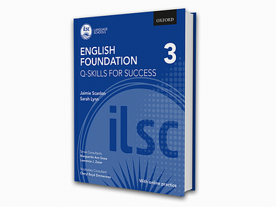 ILSC Textbook book design graphic graphic design language school textbook
