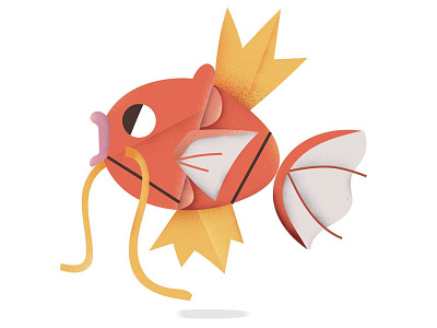 Magikarp art characters emoji fonzynils illustration pokemon stickers
