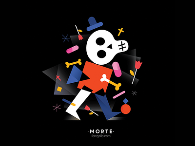 Morte characters design editorial fonzynils graphic illustration illustrator