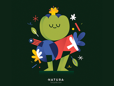 Natura characters design editorial fonzynils graphic illustration illustrator
