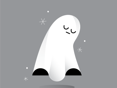 Sad Ghost art character characterdesign design fonzynils ghost illustration mood stickers