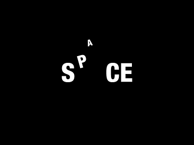 Space logo mark perspective space symbol