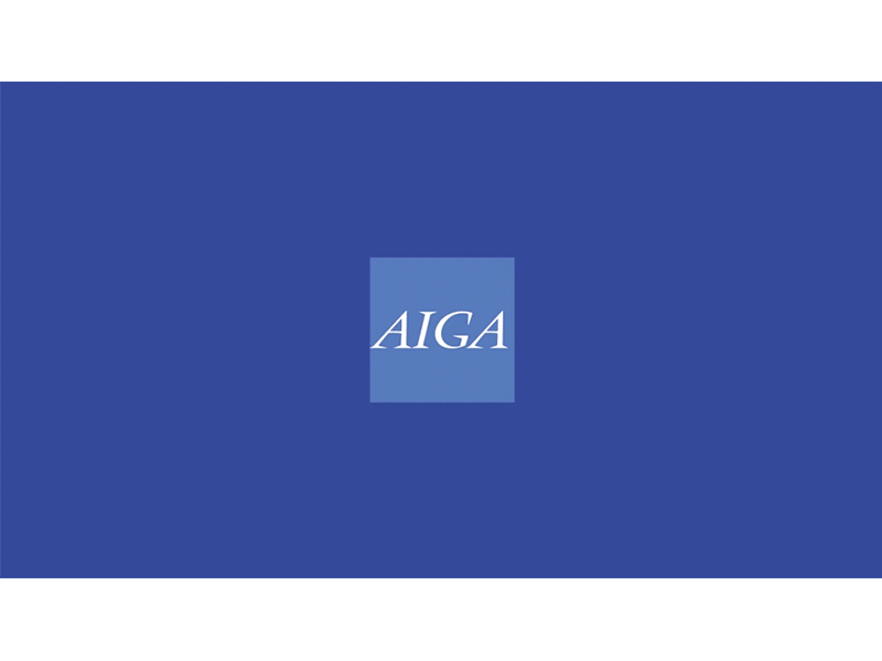 AIGA — Design from 2014–2004 aiga blues design fonts gotham kinetic type motion teal