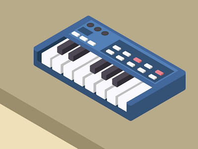 Synthsexi animation illustration isometric music synth synthesizer wip