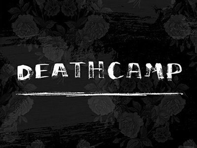 DEATHCAMP album album artwork brush calligraphy hand lettering lettering music texture typography