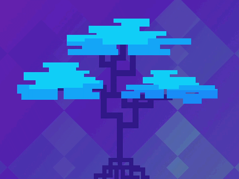 Tree Bloom after effects animation bloom grow tree
