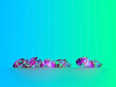 3D Diamond Render