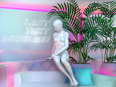 ! last text message ! 3d 3d art c4d cgi cinema4d render