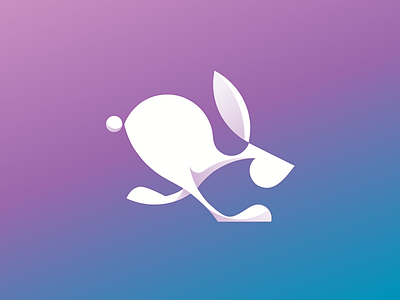dejavu action animal app bunny hare ios logo movement rabbit run running