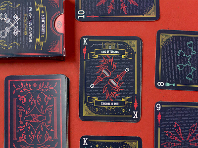 Secret Society Playing Cards esoteric gold hand illuminati illustration occult playing cards secret society snake texture torch