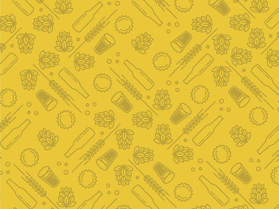 Beer Pattern beer illustration pattern