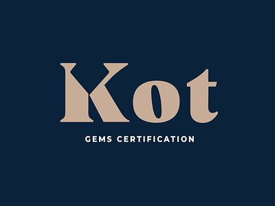 K — Kot — Diamond branding design diamond gem gems illustration logo minimal symbol typography wordmark