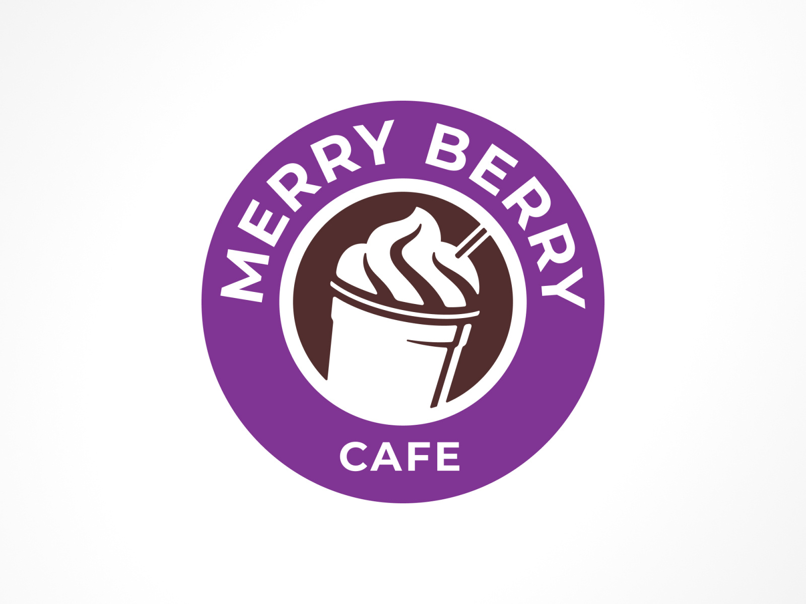 New logo for Merry Berry Cafes by Sergio Past on Dribbble