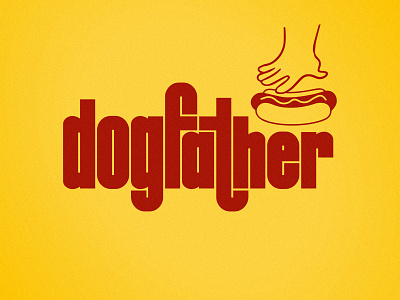 Dogfather | logo concept | Hot Dogs branding concept design fastfood graphic design hot dog illustration logo logotype minimal odessa symbol typography ukraine vector wordmark