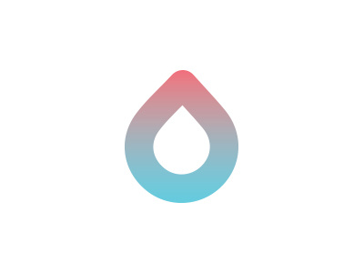 Launching Soon agua droplet gradient heat rises drop heating icon logo water