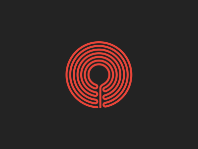 Logo Mark O element grey heat hob logo o oven red