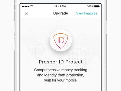 Prosper ID Protect screen upgrade