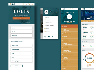 Login Screens branding design interaction product design typography ui ux web web app web design