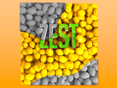 Zest typography and 3d rendering for Phillips Edison
