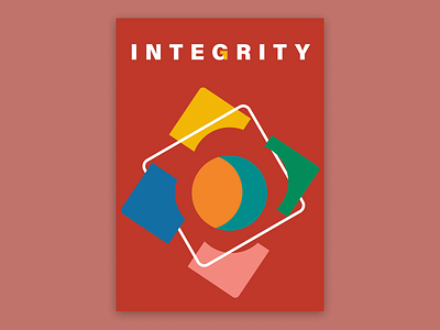 Integrity, poster design design graphic design graphicdesign poster poster a day poster design posters posters design