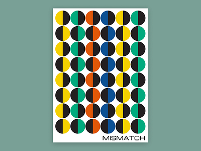 Mismatch, poster design design graphic design graphicdesign poster poster a day poster design posters posters design