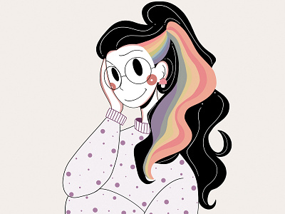 Rainbow girl