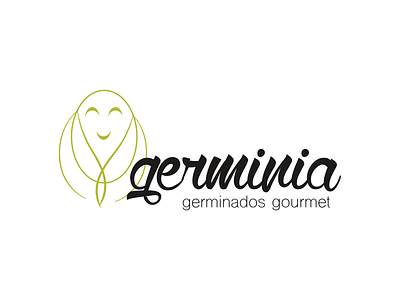 Germinia's Sprouts Logo branding design illustration logo