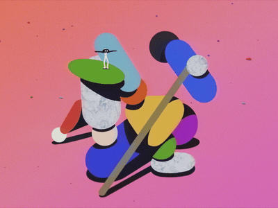 Knandu Apparatus animation cartoon cel character color shapes