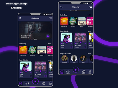 Music App Concept