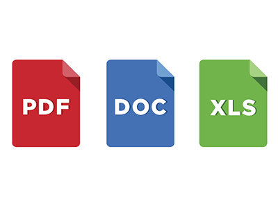 File type icons doc files icons pdf xls