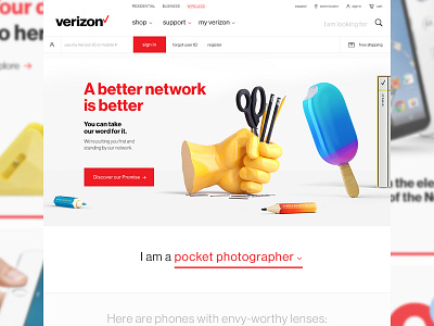 Verizon redesign akqa verizon