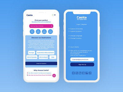 Casita Web App Re-arrange app application clean design egypt type ui ux