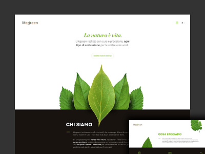 Lifegreen clean gardening green leaf lifegreen minimal website white