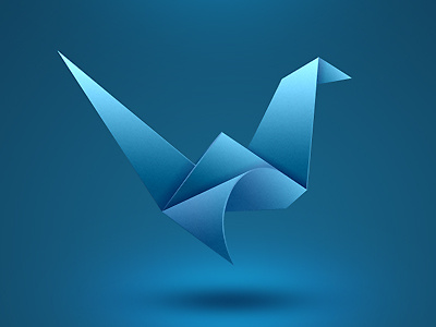 Travel Agency Origami Logo logo origami paper