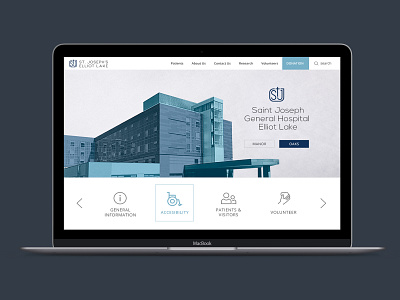 SAINT JOSEPH HOSPITAL WEB UI healthcare hospital ui ui concept uidesign uiux ux ux design