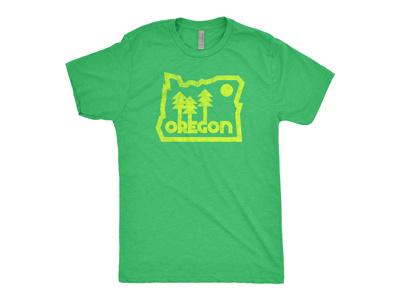 Thick Lines Oregon T-Shirt oregon t shirt thick lines university of oregon