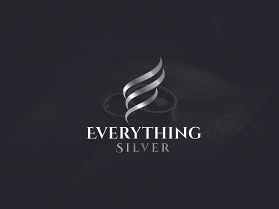 Logo For EVERYTHING SILVER businesslogo design fiverr fiverr.com fiverrgigs fiverrlogo illustration logo minimalist