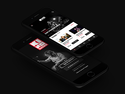 iOS App Kino Siska black bold branding colorful identity logo mobile portfolio showcase studio website white