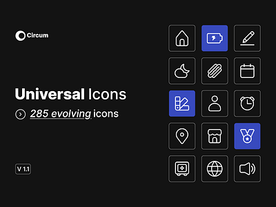 Free I Circum V1.1 - Universal Icons
