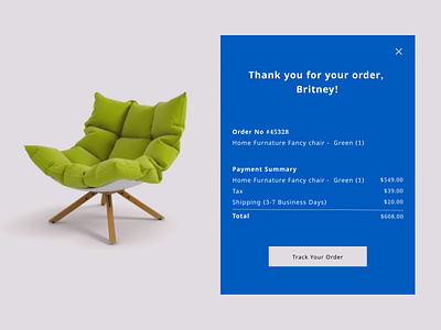 Daily UI 017 | Email Receipt 017 daily 100 challenge daily ui dailyui design ui