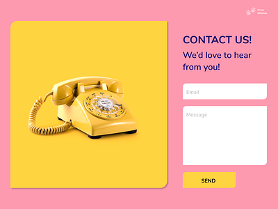 Daily UI 028 | Contact form 028 contact form daily 100 challenge daily ui dailyui design figma ui
