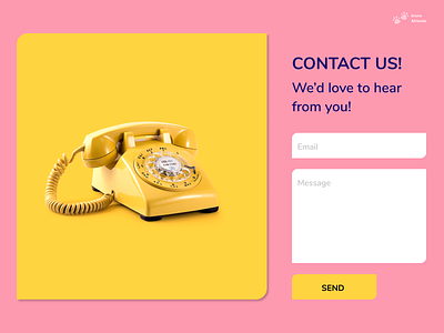 Daily UI 028 | Contact form