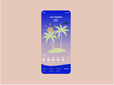 Daily UI 037 | Weather app