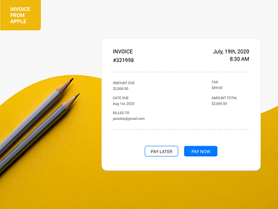 Daily UI 046 | Invoice