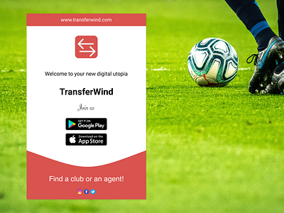 TransferWind - Join us agents club football football app football club professional soccer soccer app youth