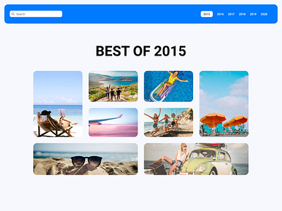 Daily UI 063 | Best of 2015 daily 100 challenge daily ui design