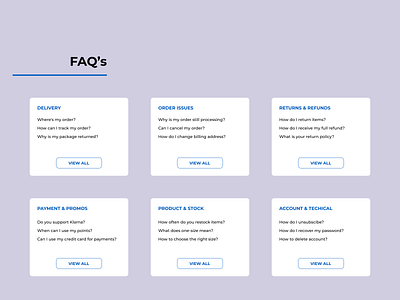 Daily UI 092 | FAQ s