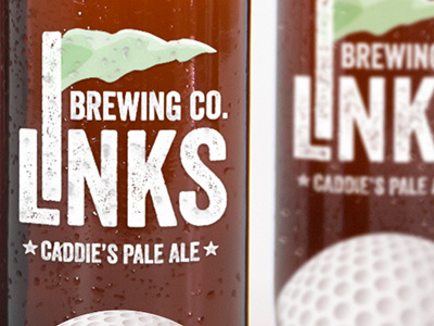 Brewing Co. logo/branding development ale beer branding brewing concept golf logo packaging