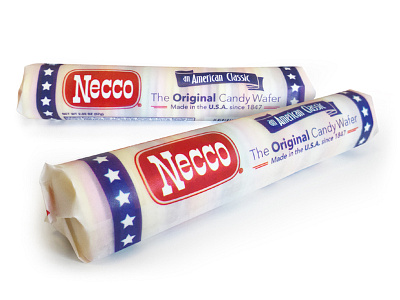 Nostalgia Candy Redesign candy glassine necco packaging wafers wrapper