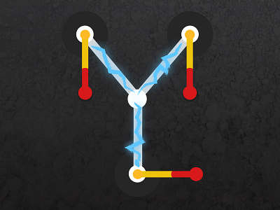 Fluxing Icon back to the future bttf flux icon illustration